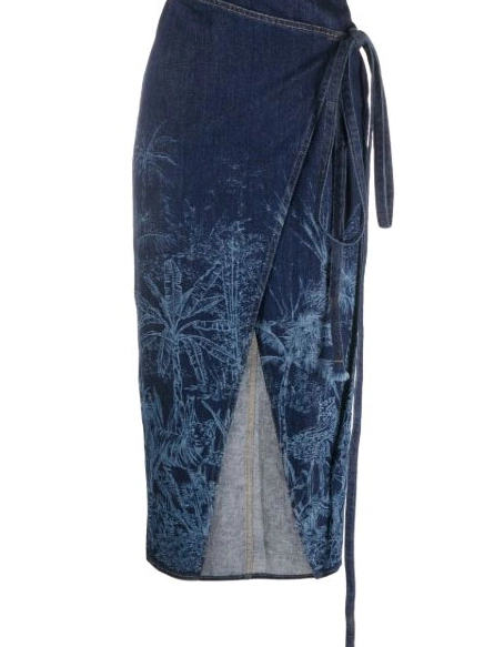 Affordable skirt Toile denim Jungle Women Alanui Jouy de 0822